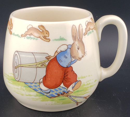 Royal Doulton - Bunnykins (Albion Shape) - One Handle Don Mug - Press Trousers - N
