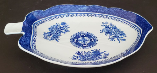 Spode - Fitzhugh Blue - Leaf Dish - N