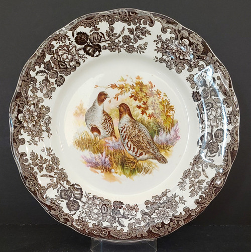 Palissy - Game Series - Dinner Plate - Quail - LW