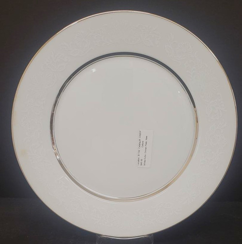 Oxford (Lenox) - White Echo - Dinner Plate - AN