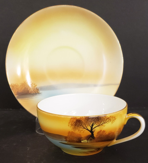 Noritake - Tree in the Meadow - Cup and Saucer - N