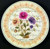 Vietri - Flowers and Script - Dinner Plate