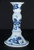 Collectible Blue Danube Candlestick, 6 1/4", featuring classic blue onion design
