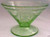 Hocking Glass - Princess ~ Green - Cake Plate