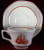 Wedgwood - Flying Cloud ~ Rust - Cup and Saucer