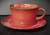 Metlox - Flamenco~ Red - Cup and Saucer