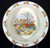 Royal Doulton - Bunnykins (Albion Shape) - Round Baby Plate -  Family in the Garden