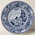 Johnson Brothers Historic America Blue Bread Plate - Covered Wagons, 6 3/8"