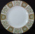 Royal Crown Derby - Derby Panel Green A1237 - Bread Plate