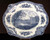Johnson Brothers Old Britain Castles Blue Platter - New, 14 1/8" with Crown Backstamp