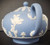 Wedgwood - Cream on Lavender Jasperware - Teapot - N