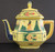 Quimper - Soliel Yellow Octagonal - Teapot - N