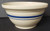 Friendship Pottery (Roseville) - Blue Stripe - Mixing Bowl- 6 Quart