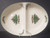 Spode Christmas Tree Green Trim S3324 Oval Divided Serving Bowl - Christmas Tree (green Trim) by Spode.