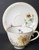 Franconia-Krautheim Meadow Flowers Flat Cup & Saucer Set Decor J, 2 1/4" x 3 1/8"
