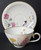 Franconia-Krautheim Meadow Flowers Flat Cup & Saucer Set Decor M, 2 1/8" x 3 5/8"