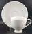Mikasa Classic Flair White Footed Cup and Saucer Set, 3" replacement piece.