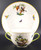 Herend RO Rothschild Bird Bouillon Cup and Saucer #1716. Hand-painted porcelain with gold scrollwork and bird designs