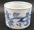 Replacement Blue Danube  Cheese Crock, No Lid, 2 5/8". Discontinued porcelain pattern with classic blue onion design.