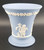 Wedgwood Replacement China - Cream on Lavender Jasperware - Vase - Cupid & Floral - N