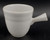 Homer Laughlin Fiesta White Demitasse Cup. Collectible replacement piece available at China Lane.