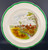 Spode - Herring Hunt (9265 Green Trim) - Dinner Plate - Full Cry - ANGPC