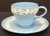 Wedgwood - Cream on Lavender (Shell Edge) - Demitasse Cup and Saucer - N