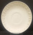 Wedgwood - Cream On Cream Color - Plain Edge - Cream Soup Saucer - N