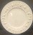 Wedgwood - Cream On Cream Color - Plain Edge - Dinner Plate - Large; Wide Rim - N