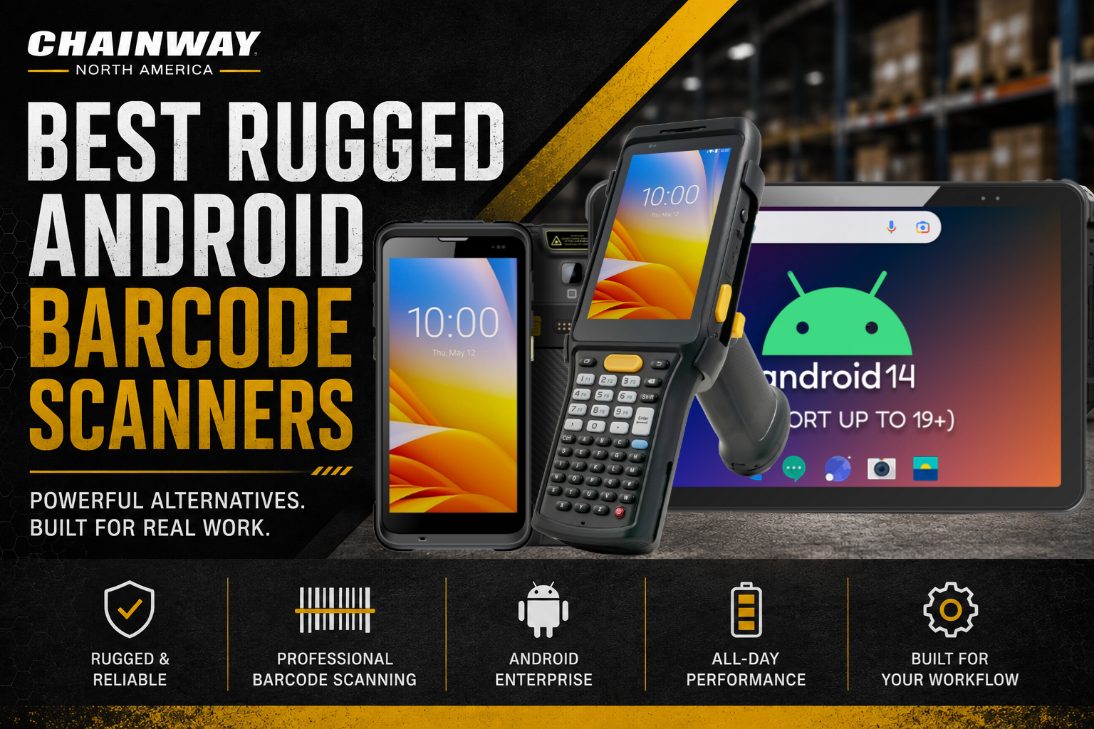 Which Rugged Android Handheld Barcode Scanners are the Best Alternatives to Major Brands?