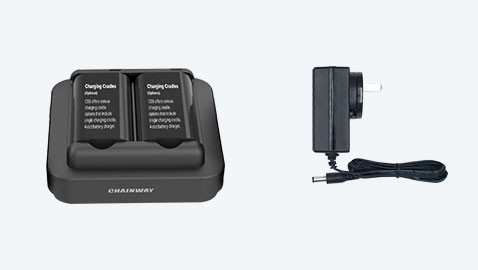 Chainway CRD-R6-MBC Spare Battery Charging Cradle for R6 RFID Reader Sled Attachment, Wireless Bluetooth, for Android and iOS Phones