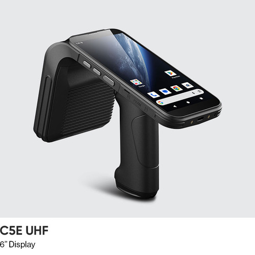Chainway C5E Wireless Android RFID Reader, 2D/1D/QR Barcode Scanner, WiFi, Bluetooth, GPS for Warehouse and Inventory Scanner
