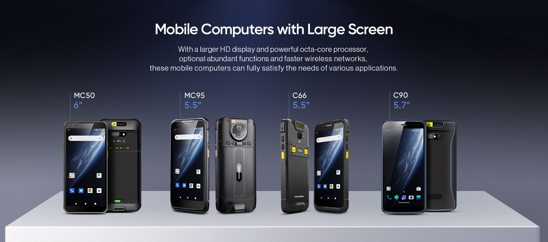 Ultra-fast 5G Wireless Connection, Larger 10.95&quot; Display, with Superior Battery Life and Ruggedness.