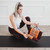 Zafuko® Foldable Yoga & Meditation Cushion - Orange/Burgundy