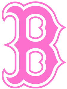 Boston Red Sox Pink Mothers Day B Logo Premium Vinyl Decal PICK SIZE Boston Red Sox Pink Mothers Day B Logo Premium Vinyl Decal PICK SIZE