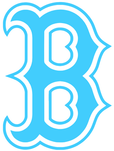 Boston Red Sox Light Blue Fathers Day B Logo Premium Vinyl Decal PICK SIZE Boston Red Sox Light Blue Fathers Day B Logo Premium Vinyl Decal PICK SIZE