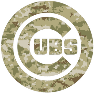 Chicago Cubs Camo Camouflage Team Logo Premium Vinyl Decal PICK SIZE Chicago Cubs Camo Camouflage Team Logo Premium Vinyl Decal PICK SIZE