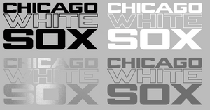 Chicago White Sox Team Name Logo Premium Vinyl Decal PICK COLOR & SIZE Chicago White Sox Team Name Logo Premium Vinyl Decal PICK COLOR & SIZE