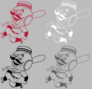 Cincinnati Reds Retro Throwback 1950s-1960s Logo Premium Vinyl Decal PICK COLOR & SIZE