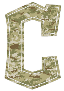Cleveland Guardians Camo Camouflage C Logo Premium Vinyl Decal PICK SIZE Cleveland Guardians Camo Camouflage C Logo Premium Vinyl Decal PICK SIZE