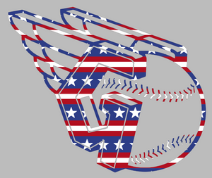 Cleveland Guardians Stars & Stripes USA Flag Team Logo Premium Vinyl Decal PICK SIZE Cleveland Guardians Stars & Stripes USA Flag Team Logo Premium Vinyl Decal PICK SIZE
