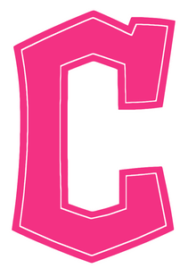 Cleveland Guardians Hot Pink C Logo Premium Vinyl Decal PICK SIZE Cleveland Guardians Hot Pink C Logo Premium Vinyl Decal PICK SIZE