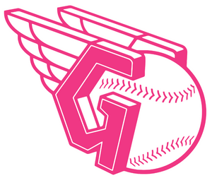 Cleveland Guardians Hot Pink Team Logo Premium Vinyl Decal PICK SIZE Cleveland Guardians Hot Pink Team Logo Premium Vinyl Decal PICK SIZE