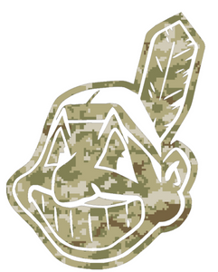 Cleveland Indians Camo Camouflage Team Logo Premium Vinyl Decal PICK SIZE Cleveland Indians Camo Camouflage Team Logo Premium Vinyl Decal PICK SIZE