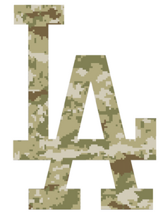 Los Angele Dodgers Camo Camouflage Team Logo Premium Vinyl Decal PICK SIZE Los Angele Dodgers Camo Camouflage Team Logo Premium Vinyl Decal PICK SIZE