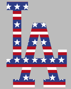 Los Angeles Dodgers Stars & Stripes USA Flag Team Logo Premium Vinyl Decal PICK SIZE Los Angeles Dodgers Stars & Stripes USA Flag Team Logo Premium Vinyl Decal PICK SIZE