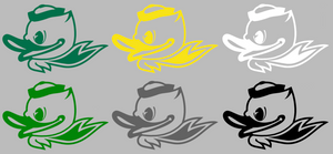 Oregon Ducks Puddles Logo Premium Vinyl Decal PICK COLOR & SIZE Oregon Ducks Puddles Logo Premium Vinyl Decal PICK COLOR & SIZE