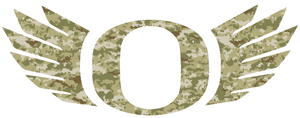 Oregon Ducks CAMO Camouflage Wings Logo Premium Vinyl Decal PICK SIZE Oregon Ducks CAMO Camouflage Wings Logo Premium Vinyl Decal PICK SIZE
