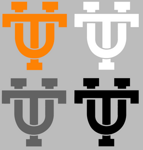 Tennessee Volunteers Retro Throwback Logo 1 Premium Vinyl Decal PICK COLOR & SIZE