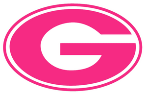 Georgia Bulldogs Hot Pink Team Logo Premium Vinyl Decal PICK SIZE Georgia Bulldogs Hot Pink Team Logo Premium Vinyl Decal PICK SIZE
